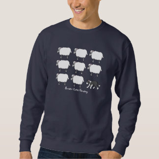 Border collie vivant en troupe le sweatshirt de