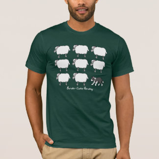 Border collie vivant en troupe le T-shirt