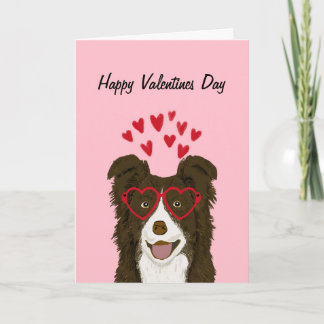Bordure Collie - Brown - Carte de jour Valentines