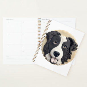 Bordure Collie Chien 3D inspiré