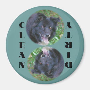 Bordure Collie Lave-vaisselle Magnet
