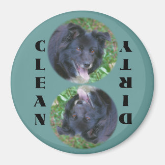 Bordure Collie Lave-vaisselle Magnet
