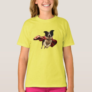 Bordure Collie Superhero T-shirt enfant