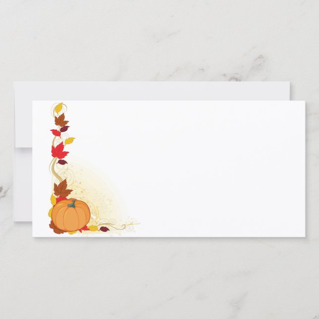 Bordure d'automne citrouille (Devant)