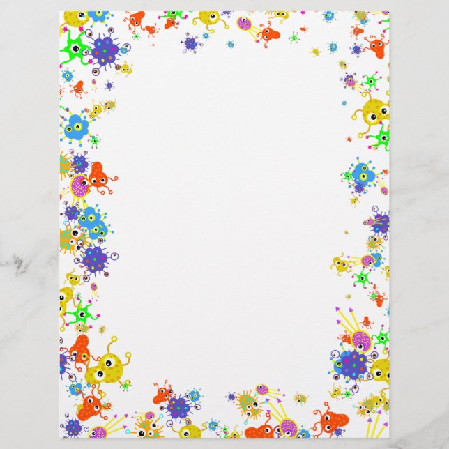 Bordure de la bactérie (Devant)