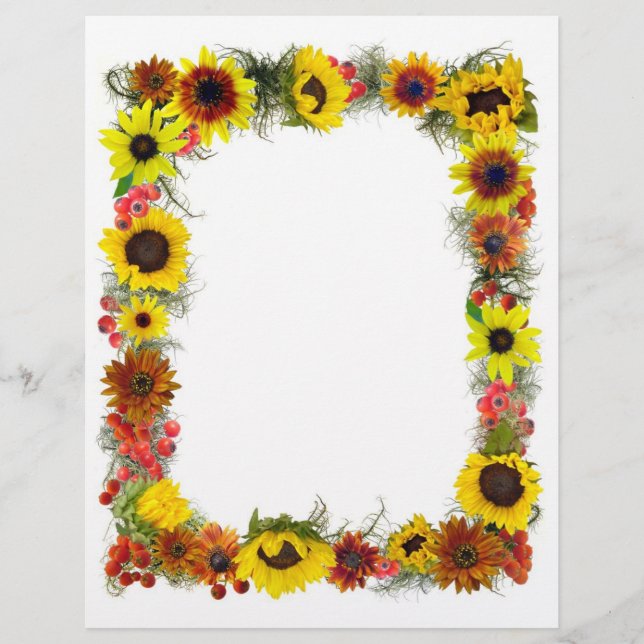 Bordure de tournesols (Devant)