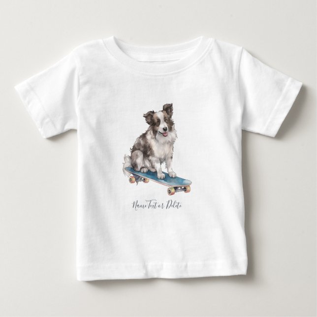 Bordure d'eau Collie T-Shirt (Devant)