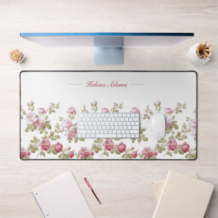 Bordure élégante Vintage rose rose personnalisée