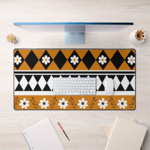 Bordure Fleur Diamant Boho Motif Floral