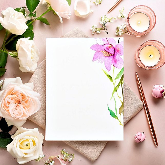 Bordure florale rose (Créateur téléchargé)