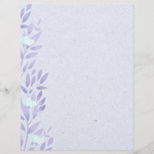 Bordure lavande vintage