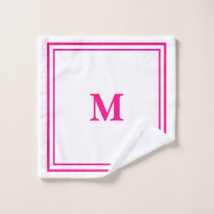 Bordure minimale épaisse rose chaud Preppy