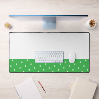 Bordure moderne pointillée vert brillant sur fond 