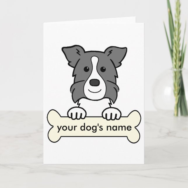 Bordure personnalisée Collie (Devant)