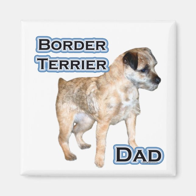 Bordure Terrier Papa 4 - Magnet (Devant)