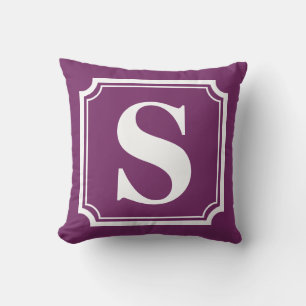 Bordure vintage Coussin monographique personnali