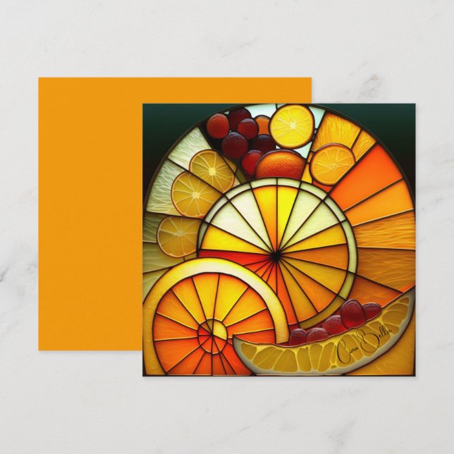 Bordures orange en verre (Devant / Derrière)