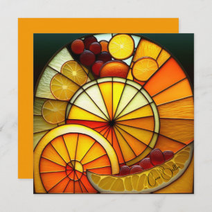 Bordures orange en verre