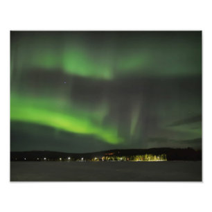 Borealis de l'aurore dans la copie de photo de