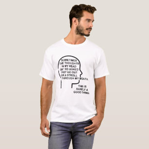 Bored Thoughts Funky Tshirt