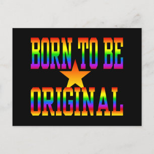 Born 2 Be Carte postale originale, personnaliser