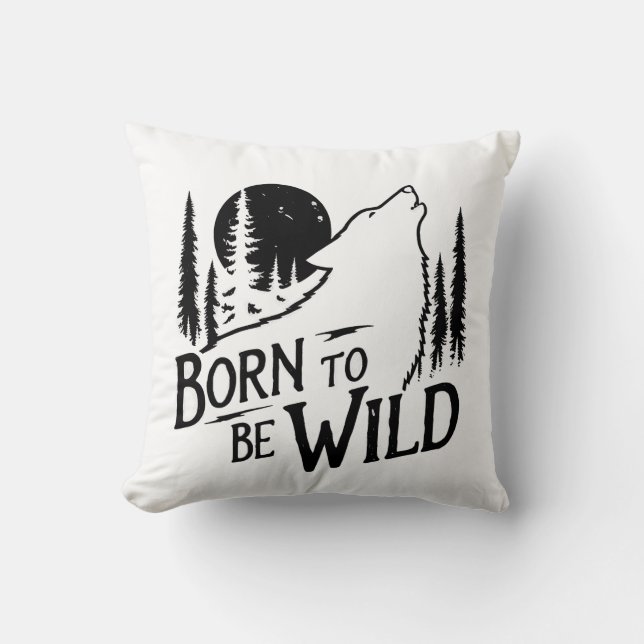 Born To Be Wild Jeter oreiller (Recto)