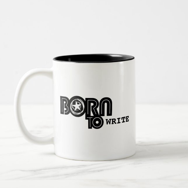 Born to Write - mug (Gauche)