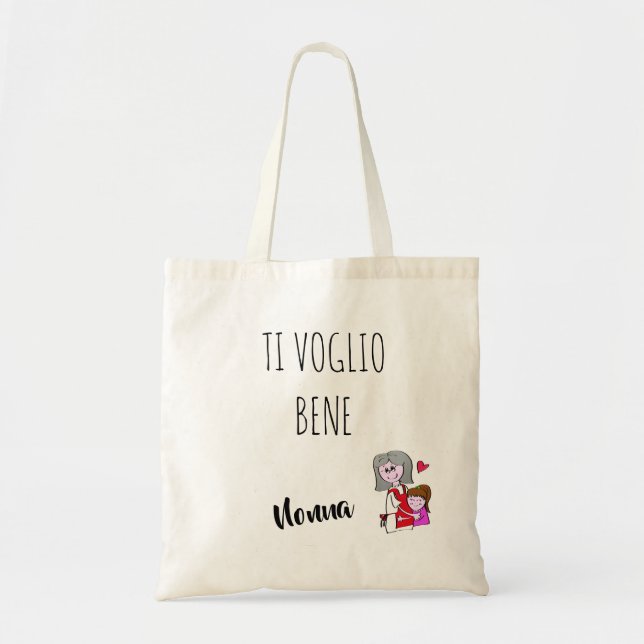 Borsa Ti voglio bene Nonna - Sac fourre-tout fémin (Devant)