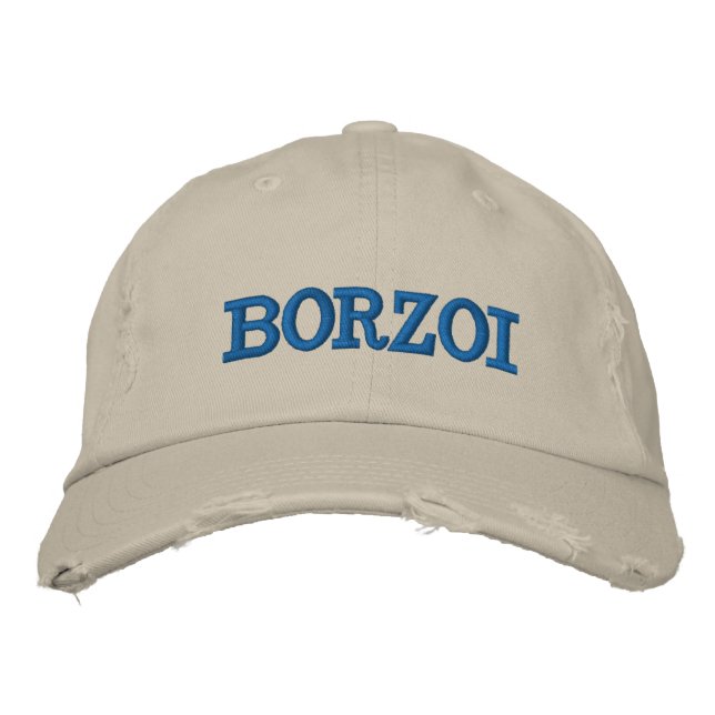 Borzoi casquette brodée (Devant)