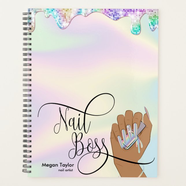 Boss à ongles, Technicien à ongles, ongles longs,  (Devant)