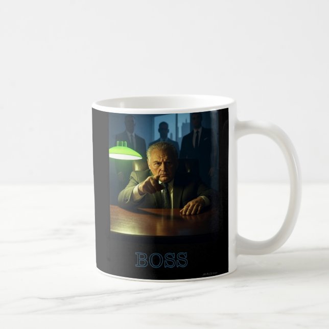 Boss avec texte à gauche tasse (Droite)