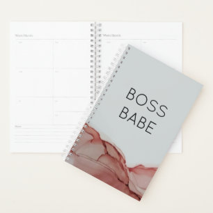 Boss Babe moderne femme's rose encre