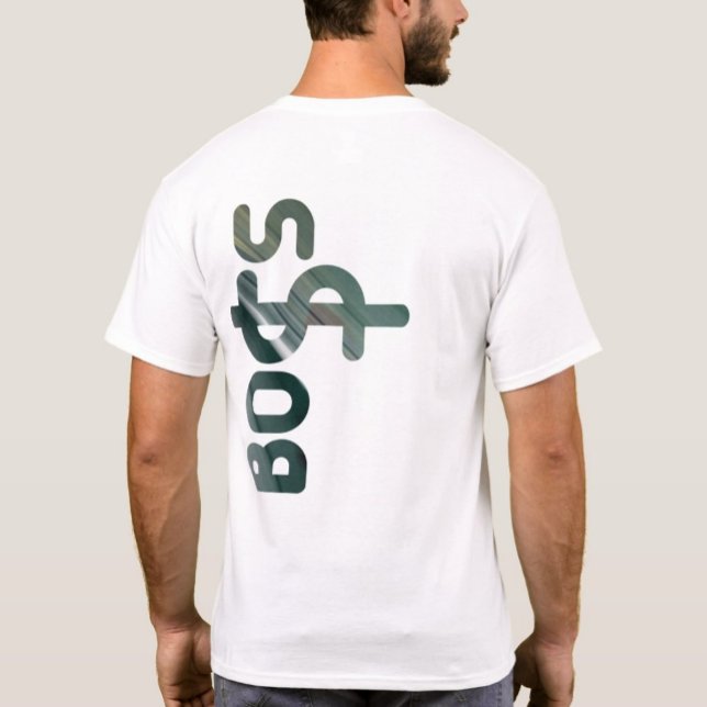 BOSS Back Print T-Shirt Trend Abstrait Black Green (Créateur téléchargé)