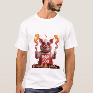 Boss BBQ - T-shirt Grillant pour papa de porc