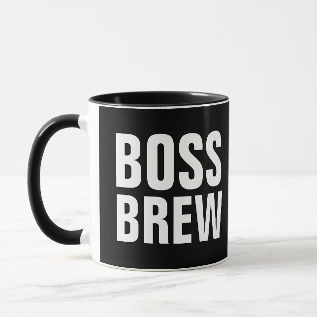 BOSS BREW Coffee Mugs (Gauche)