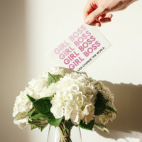 Boss de fille rose moderne Meilleur cadeau de fill