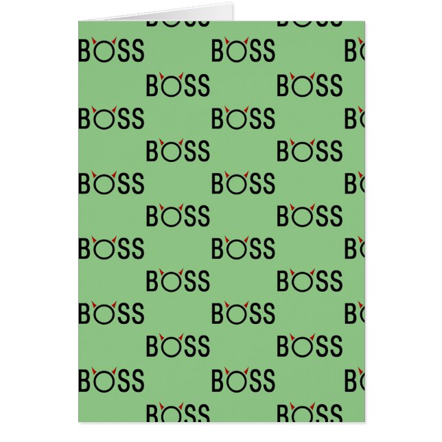 Boss drôle (Devant)