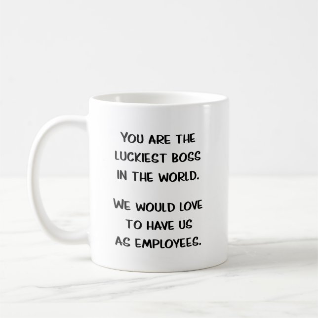 Boss Gift Mug Funny Manager Coffee Cup Boss Lady (Gauche)