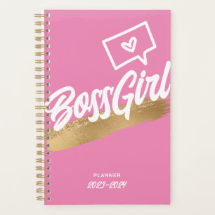 Boss Girl Pink Gold Planner