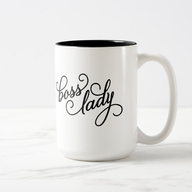 Boss Lady 15oz Mug Deux Tons (Droit)