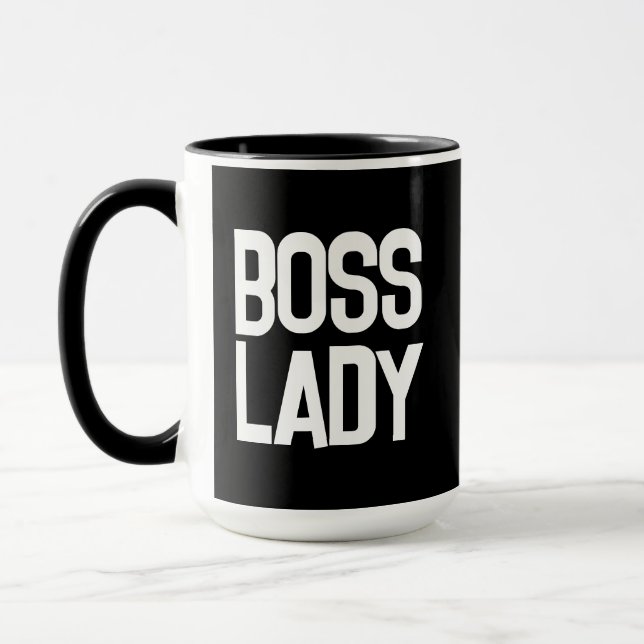 BOSS LADY CAFÉ MUG (Gauche)