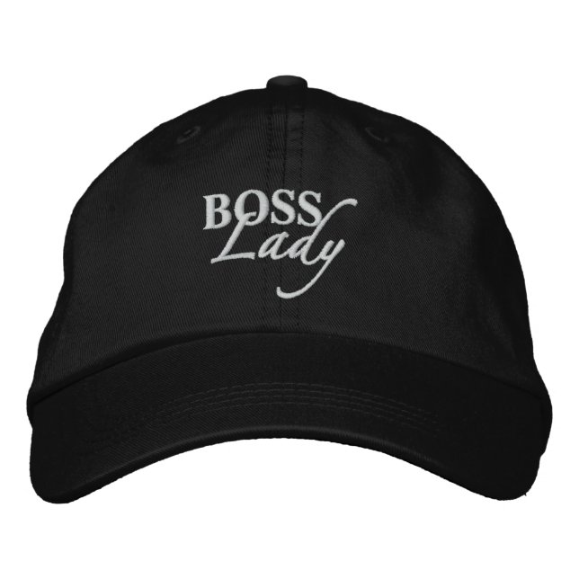 Boss Lady Casquette ajustable personnalisé (Devant)
