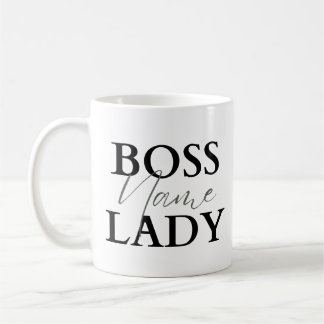 Boss Lady Coffee Mug - Boss Lady Mug, Lady Boss, B