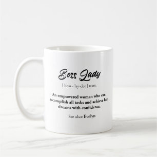 Boss Lady Mug - Un cadeau de femme, la confiance
