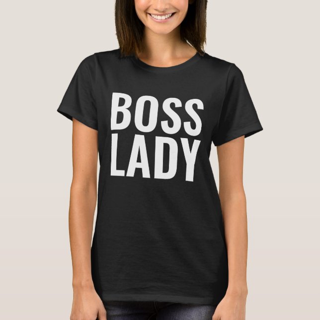 BOSS LADY T-SHIRTS TEE - SHIRTS (Devant)