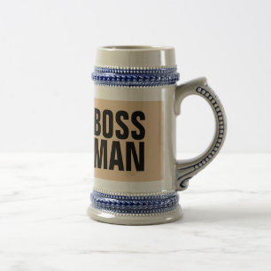 BOSS MAN BEER STEIN ET CAFÉ MUGS