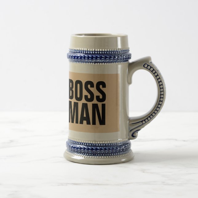 BOSS MAN BEER STEIN ET CAFÉ MUGS (Droite)