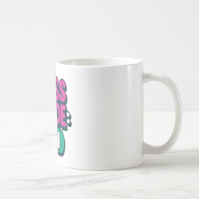 Boss Mode On Mug - Motivational Coffational Cup fo (Droite)