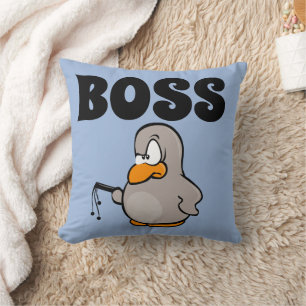 BOSS PENGUIN AVEC UN OREILLERS À TRAVERS