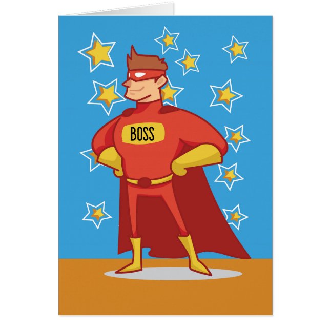 Boss Superhero en Fête des pères (Devant)